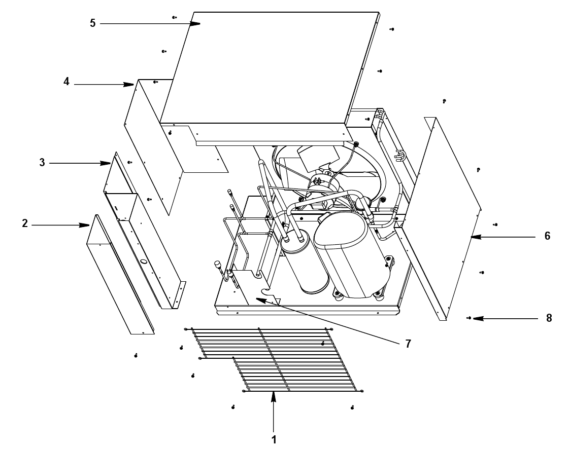 CVD1185 CONDENSING UNIT PANELS