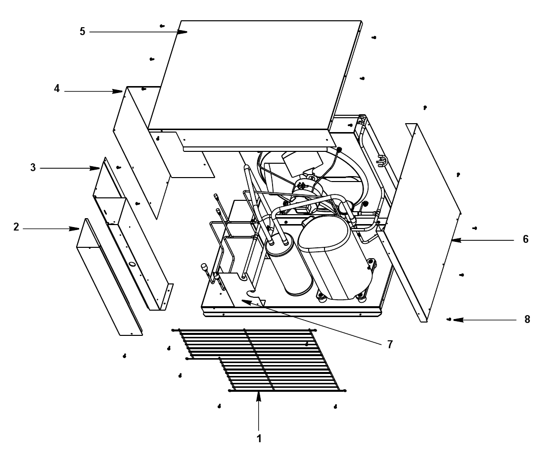 RCU1275 CONDENSING UNIT PANELS